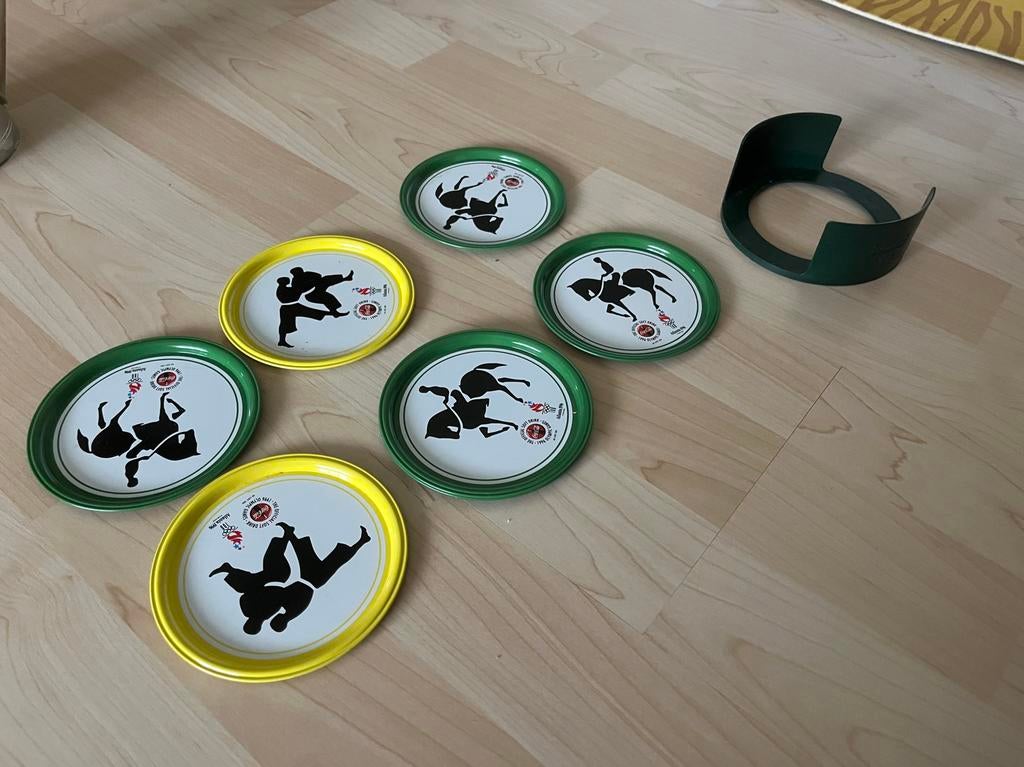 Vintage Coca-Cola Olympische Spelen Onderzetters Set, Ophalen of Verzenden, Gebruikt, Glas of Kopje