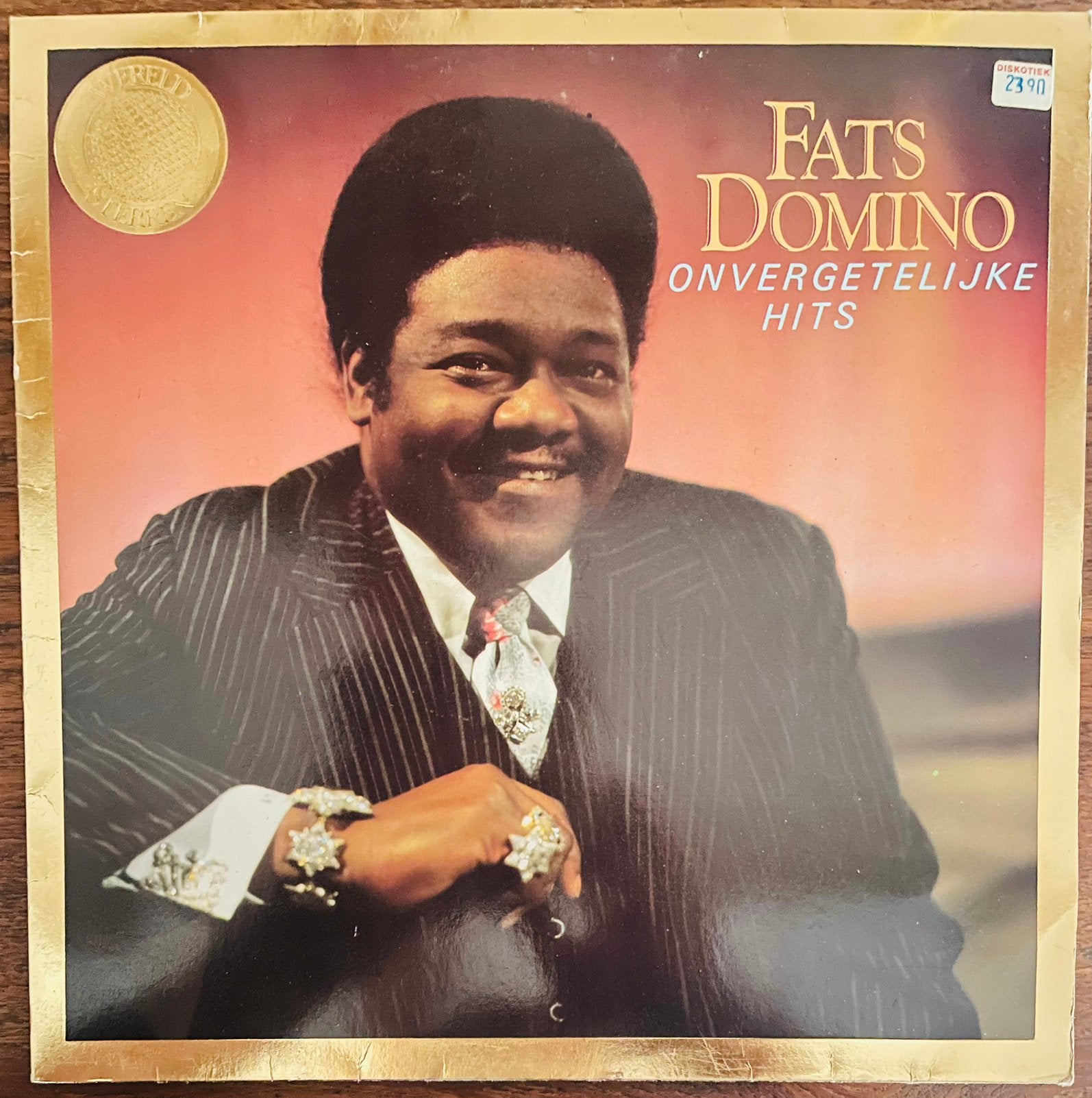 Lp van Fats Domino met zijn Onvergetelijke Hits, Ophalen of Verzenden, Zo goed als nieuw, 12 inch