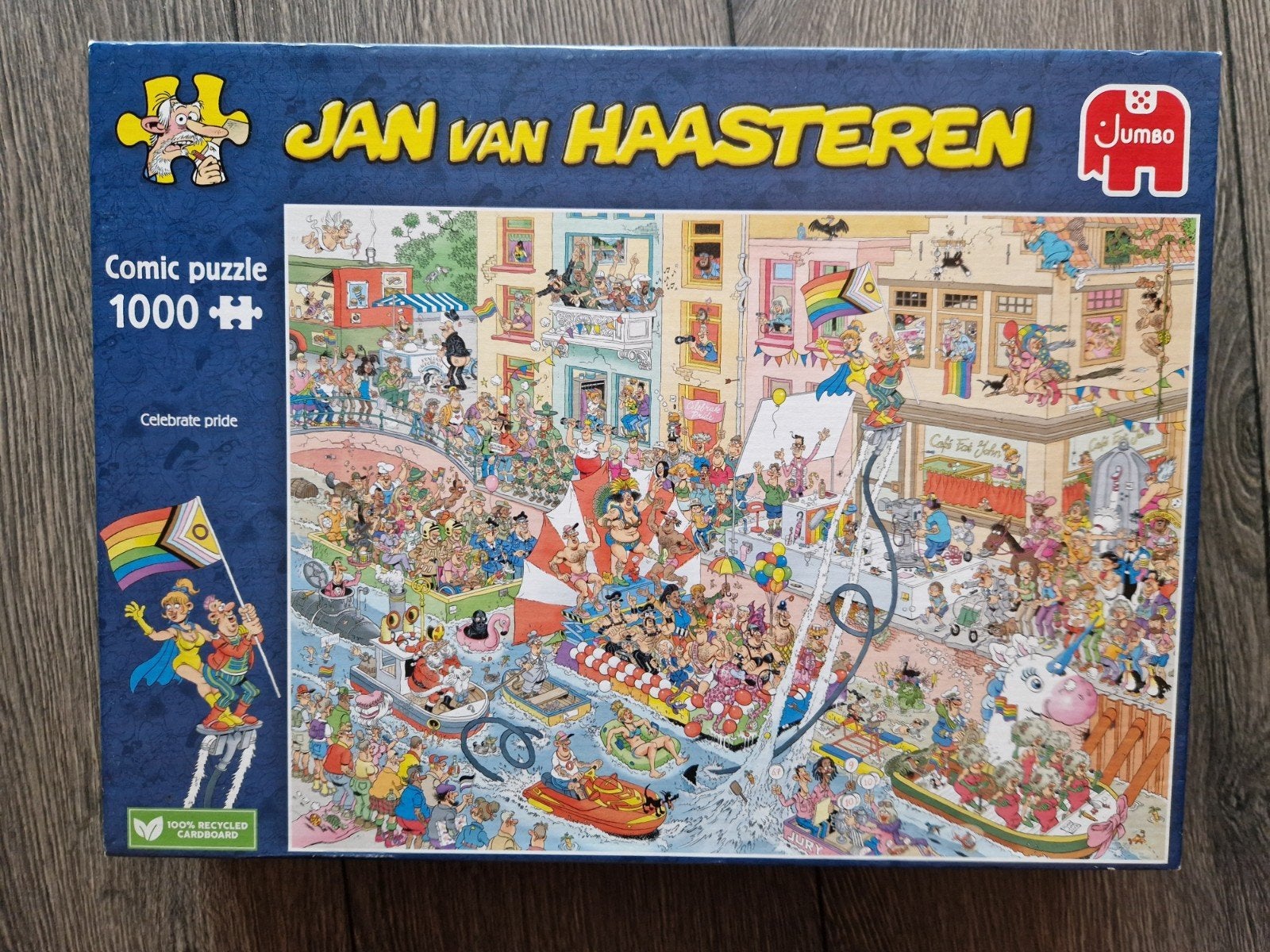 jan van haasteren,  celebrate pride 1000 stukjes (6), Ophalen, 500 t/m 1500 stukjes, Zo goed als nieuw