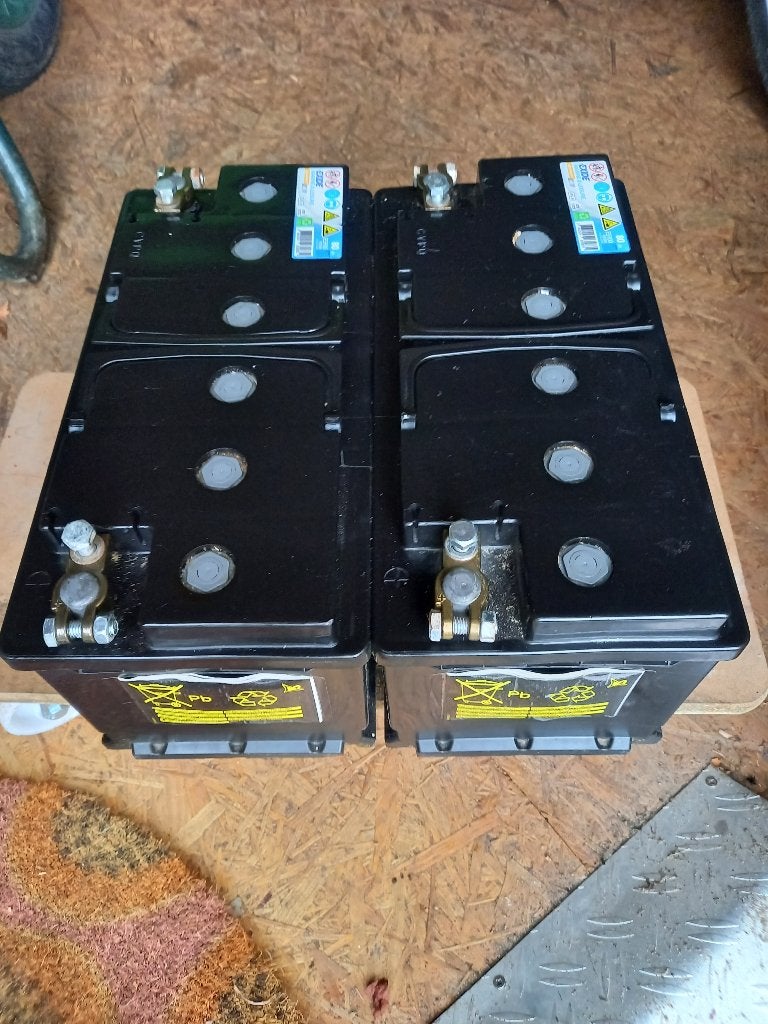 2x Exide Gel ES900 camper Accu (12V / 80 Ah), Ophalen, Gebruikt