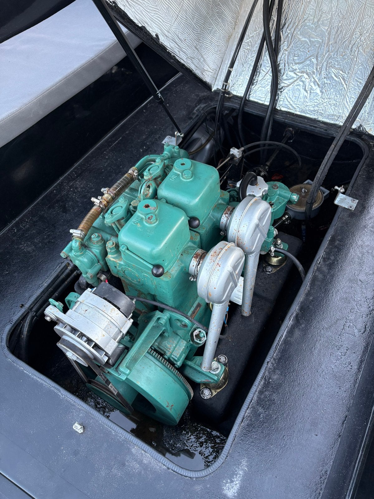 Volvo Penta motor, Ophalen, 10 tot 30 pk, Gebruikt, Binnenboordmotor