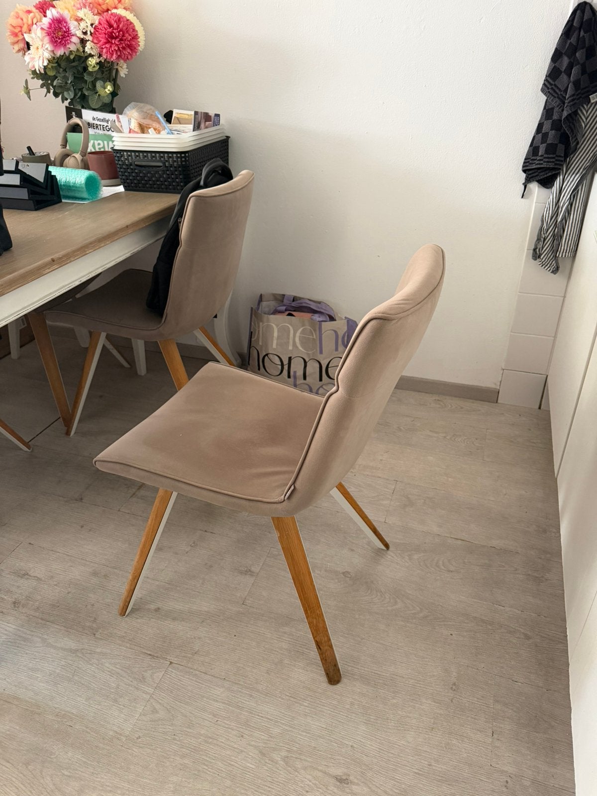 Eetkamerstoelen xooon 4 stuks, Huis en Inrichting, Stoelen, Ophalen, Gebruikt, Overige kleuren, Vier