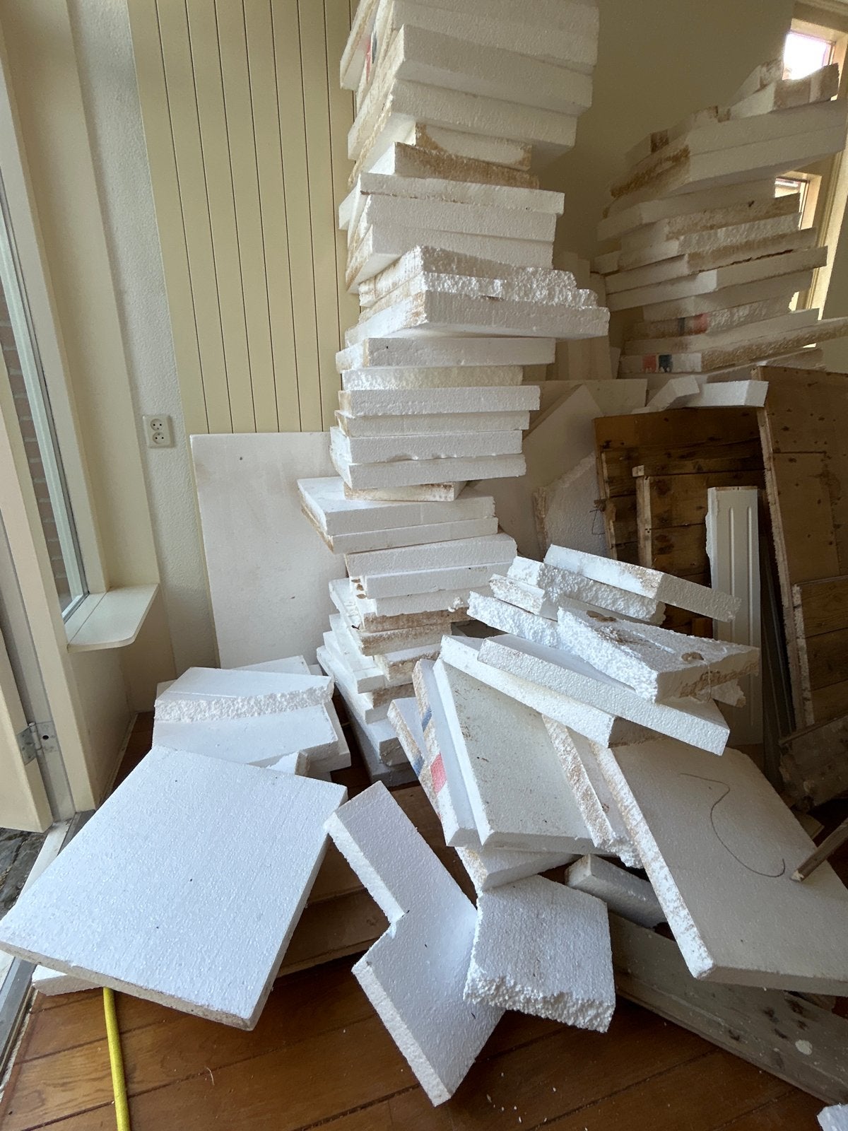 Piepschuim isolatieplaten - diverse maten, Ophalen, Gebruikt, 15 m² of meer, Vloerisolatie