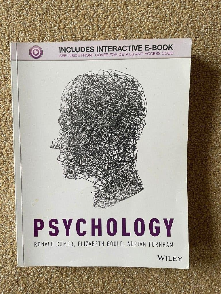 Psychology, 9781119941262, Verzenden, Comer Gould Frunham, Beta, WO