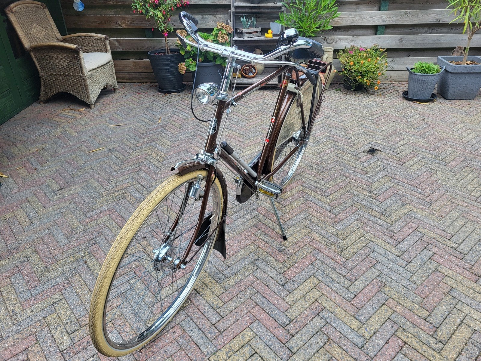 vintage klassieke heren fiets uit 1978, Fietsen en Brommers, Ophalen