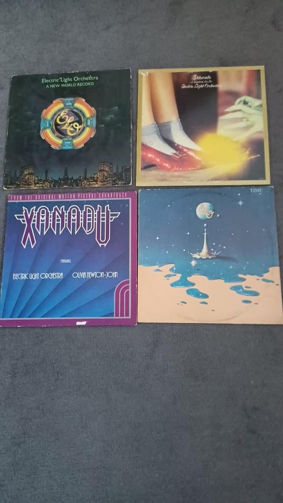 Electric Light Orchestra. 4 Lp's van Jeff Lynne met ELO., Ophalen of Verzenden, Zo goed als nieuw, 12 inch