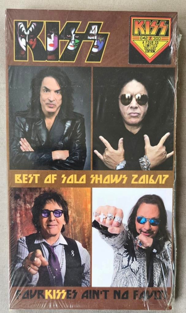 Kiss Best of Solo Shows 2016/17 - 4CD Limited Deluxe Edition, Ophalen of Verzenden, Nieuw in verpakking, Overige genres