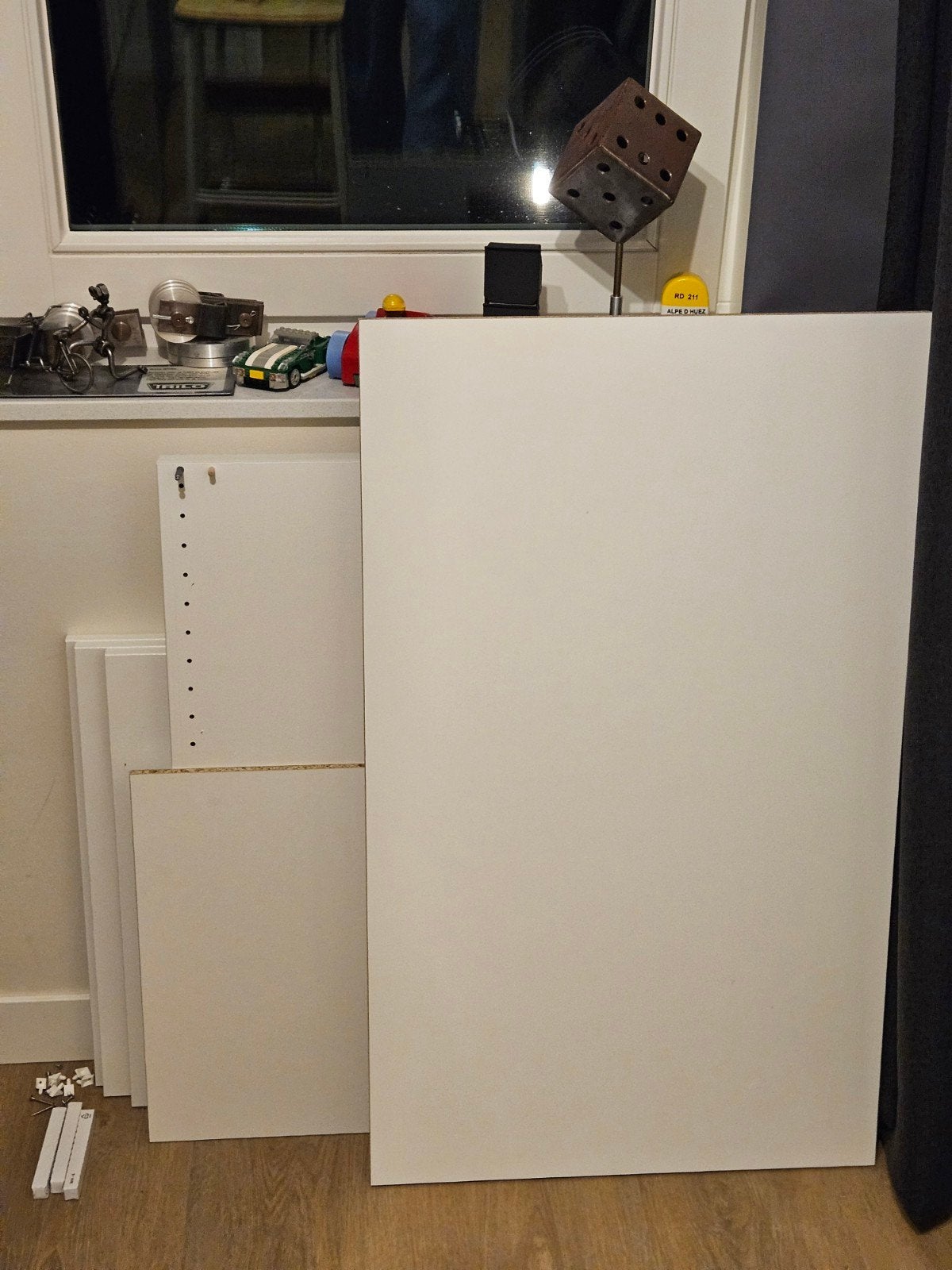 IKEA Komplement plank en verdeler, wit, Huis en Inrichting, Kasten | Kledingkasten, Ophalen, Met plank(en), Gebruikt, 100 tot 150 cm