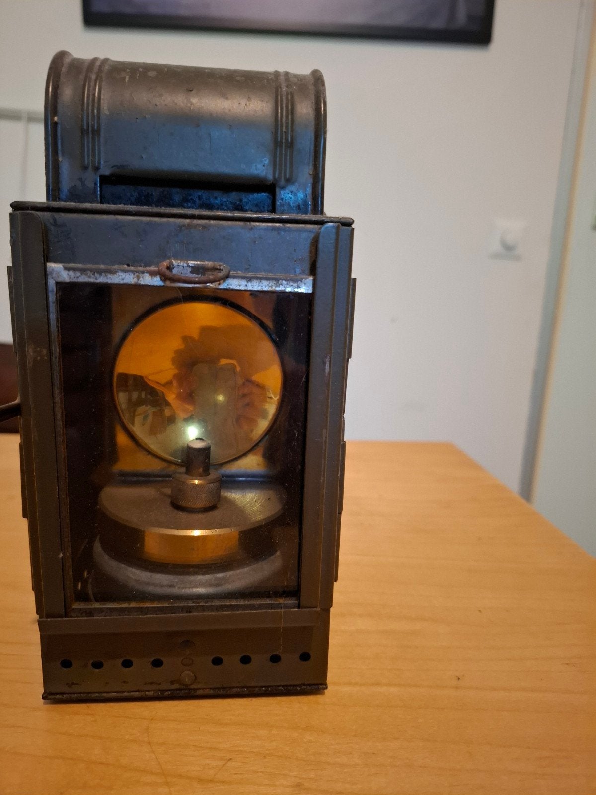 Vintage Militair lamp (Duitse leger?), Ophalen of Verzenden