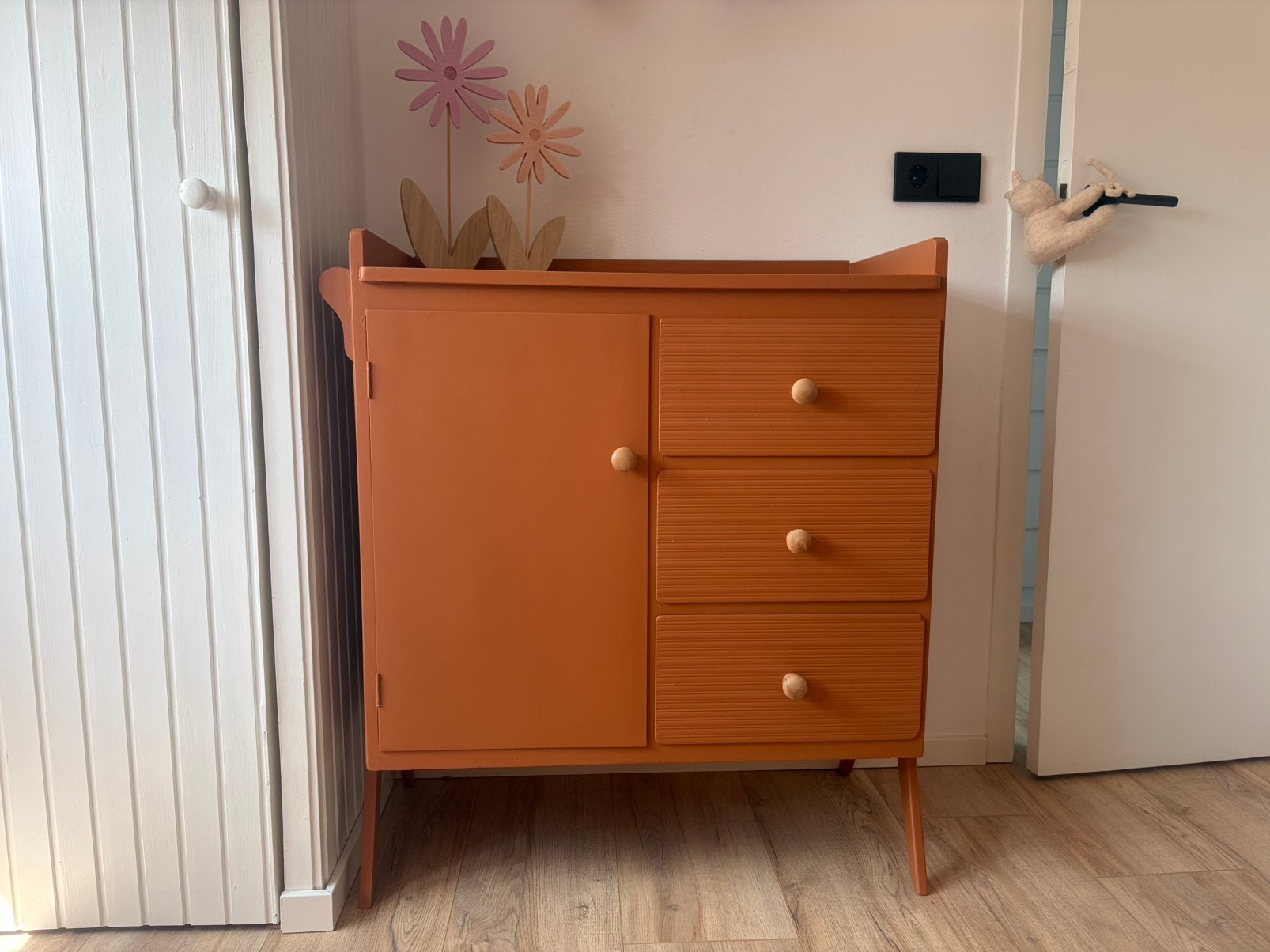 Retro commode, Ophalen, Gebruikt, 50 tot 70 cm, 75 tot 100 cm