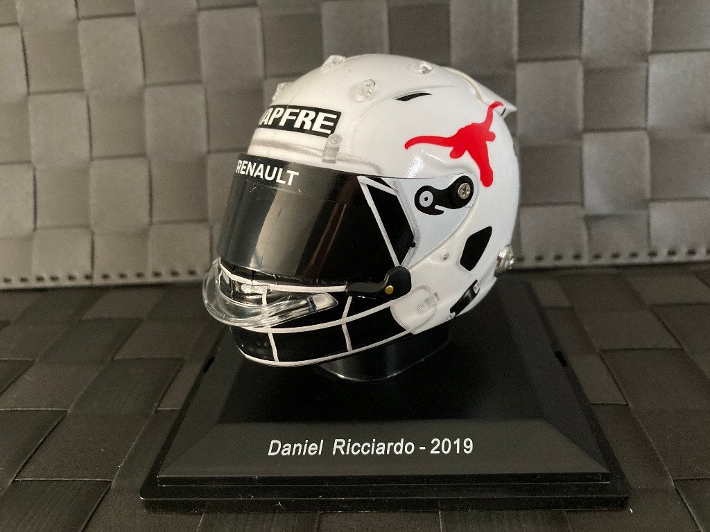 ✅ Daniël Ricciardo 2019 1:5 helm Renault R.S.19 F1 Spark, Ophalen of Verzenden, Nieuw, Formule 1