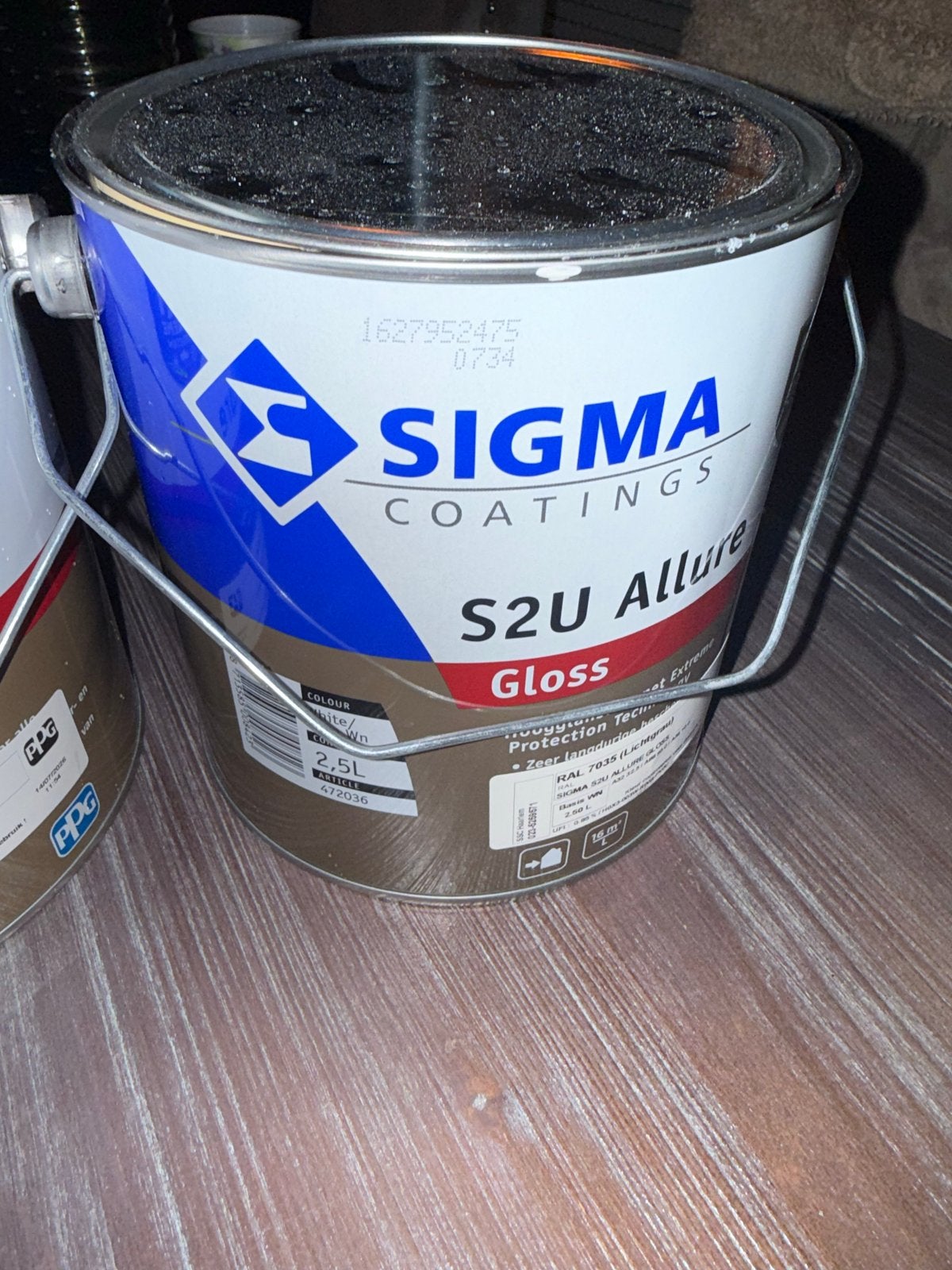 Complete Sigma S2U Allure Verfset - RAL 7035 & 7037, Ophalen, 5 tot 10 liter, Nieuw, Verf