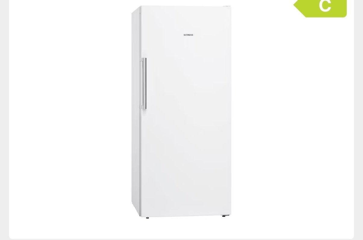 Siemens Vriezer met NoFrost - Energieklasse C, Gebruikt, 160 cm of meer, Ophalen, Vrieskast