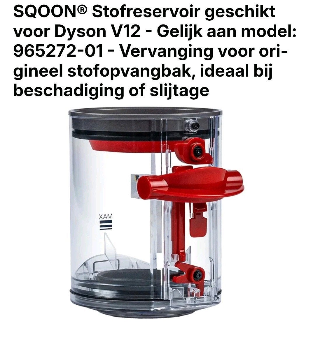 SQOON Stofreservoir voor Dyson V12 - Model 965272-01, Ophalen of Verzenden, Nieuw