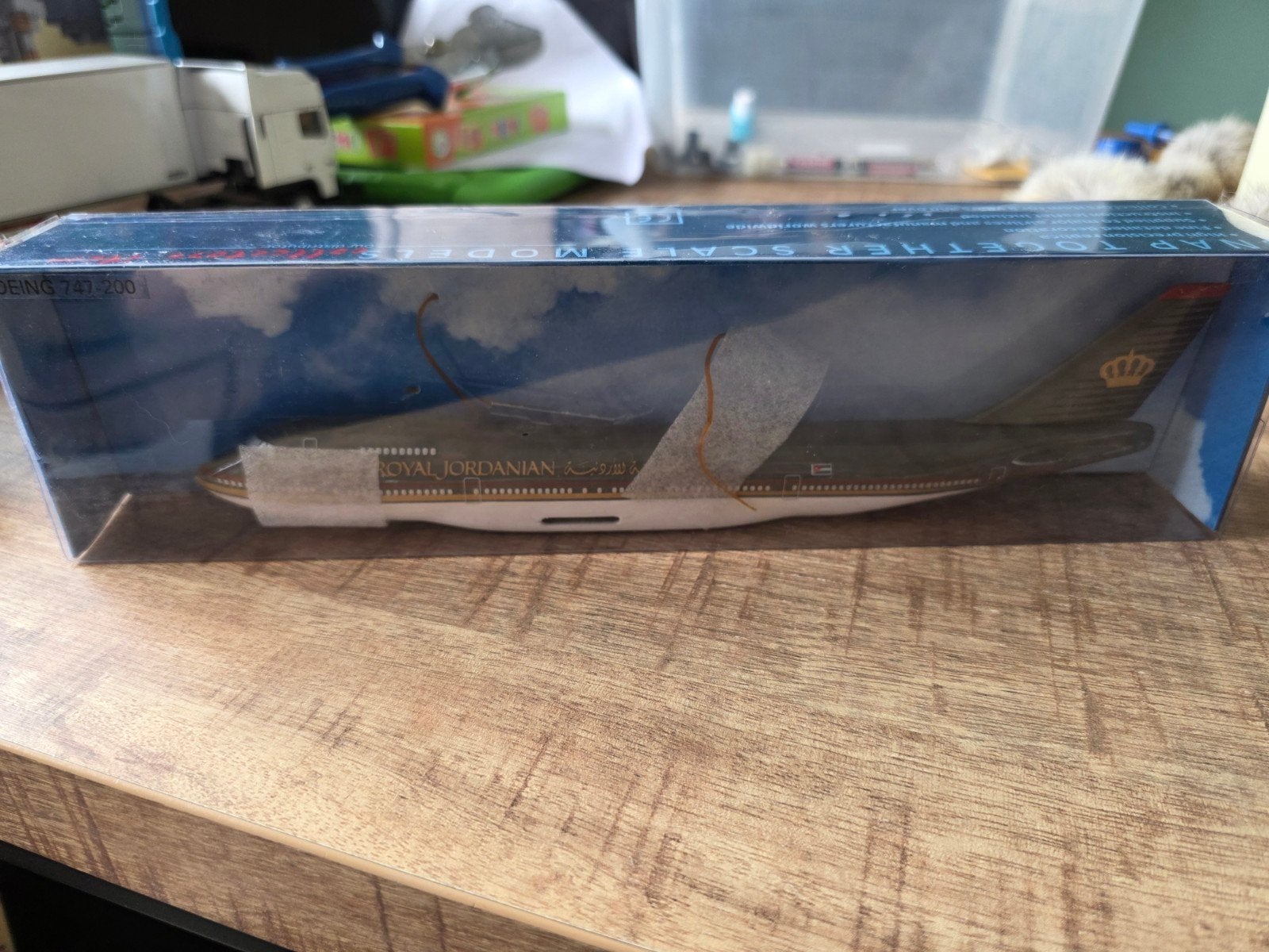 Royal Jordanian Boeing 747-200 Modelvliegtuig, Overige merken, 1:200 of kleiner, Nieuw, Ophalen of Verzenden