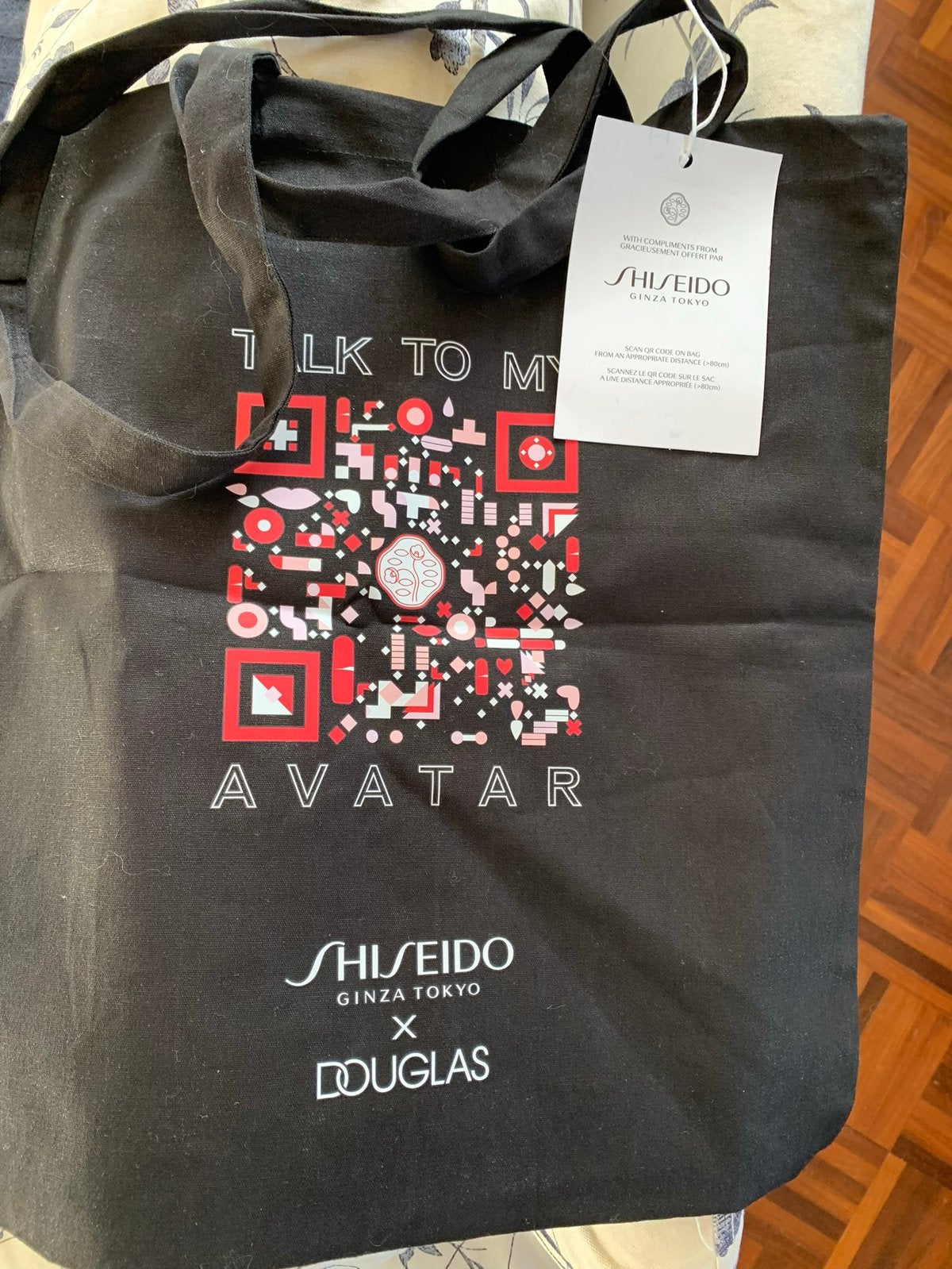 Nieuwe stoffen tas van SHISEIDO label hangt er nog aan, Ophalen of Verzenden, Nieuw, Shopper