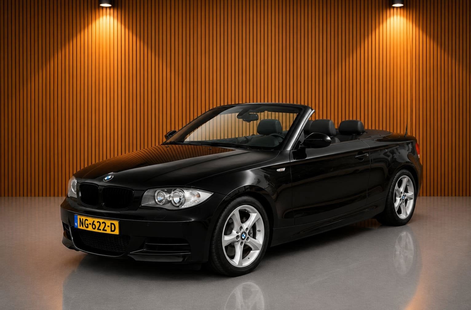 BMW 1-serie Coupé 135i High Executive Cabriolet M-Sport, Auto's, BMW, Achterwielaandrijving, Gebruikt, Zwart, Cabriolet