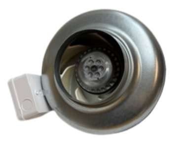 IVC Air Central 125, Doe-het-zelf en Verbouw, Ventilatie en Afzuiging, Gebruikt, Ventilator, Ophalen of Verzenden