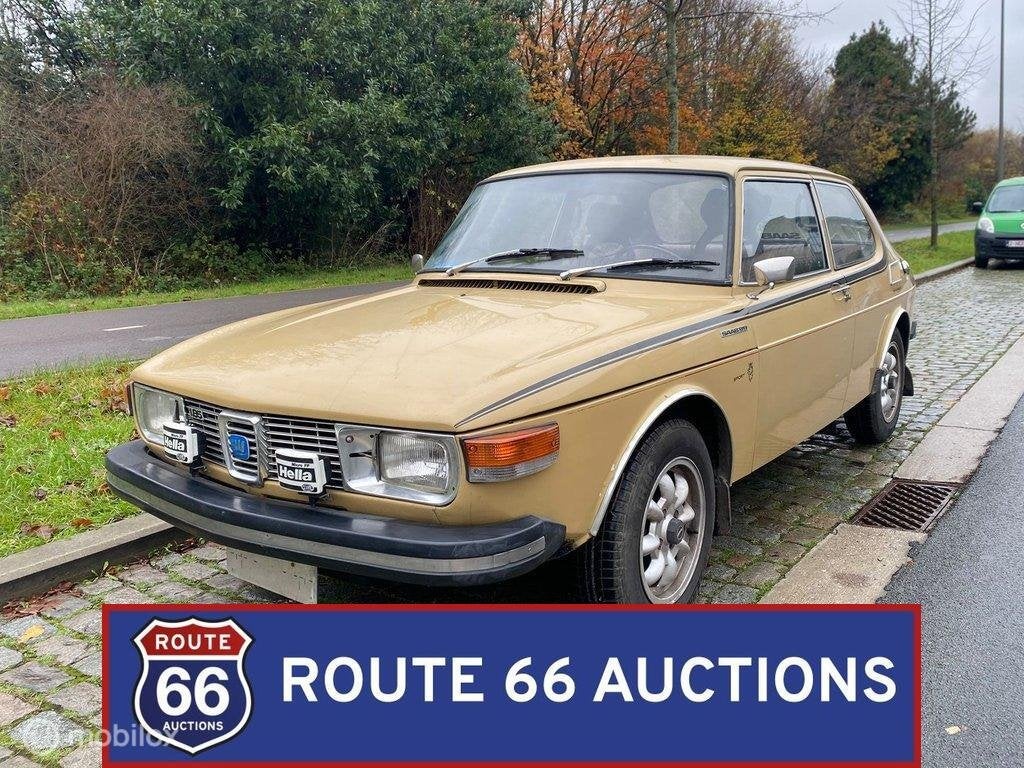 Saab 99 | 1972 | Route 66 Auctions, Auto's, Overige carrosserieën, Zwart, Bedrijf, Handgeschakeld