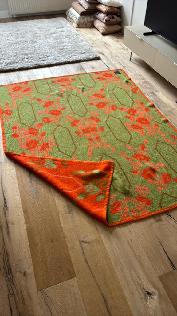 Vintage Retro originele deken jaren 70 in zeer goede staat, Ophalen of Verzenden, Zo goed als nieuw