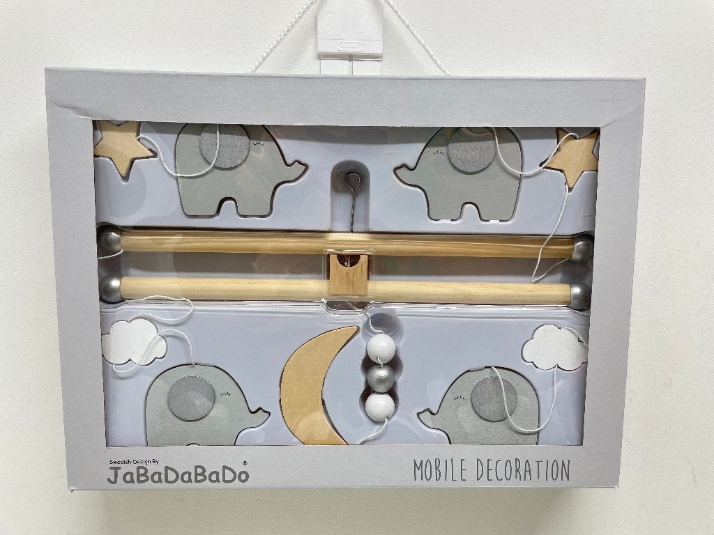 Jabadabado Mobiel met Olifanten en Wolken, Overige merken, Overige typen, Nieuw, Ophalen of Verzenden