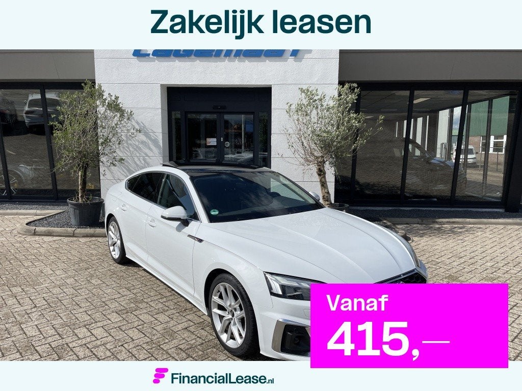 Audi A5 Sportback A5 35 2.0 TFSI Sportback S line Camera Pan, Automaat, Gebruikt, 4 cilinders, Leder