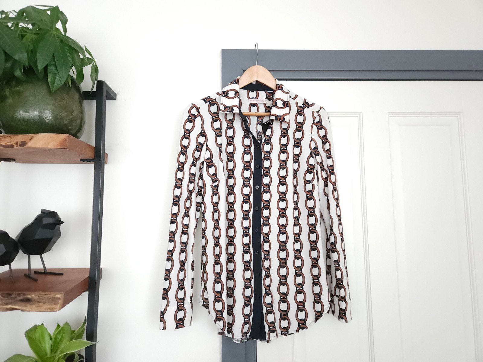 Studio Anneloes bloesje maat L Chain blouse / bloese ZGAN!!!, Kleding | Dames, Studio Anneloes, Wit, Maat 42/44 (L), Ophalen of Verzenden