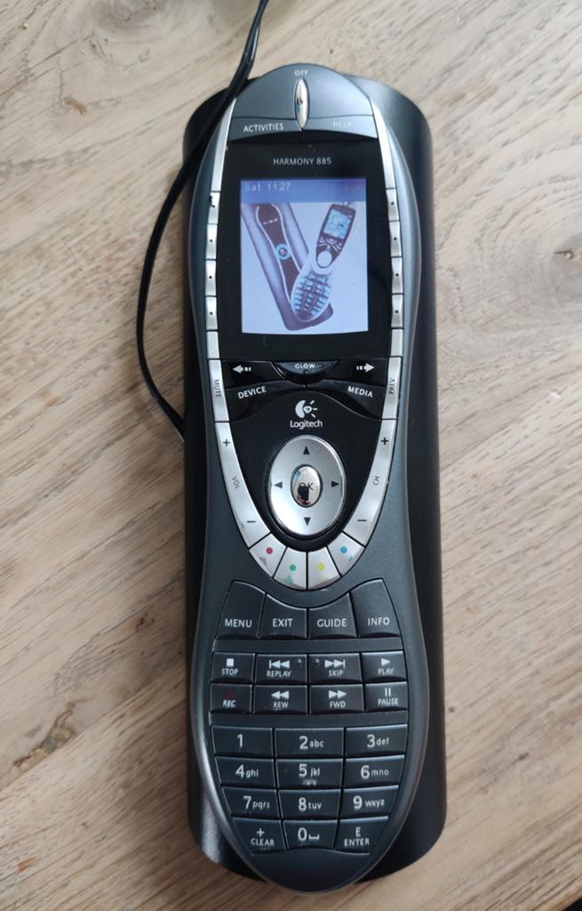 Logitech Harmony 885 Universele Afstandsbediening geen accu, Gebruikt, Game console, Universeel, Ophalen of Verzenden