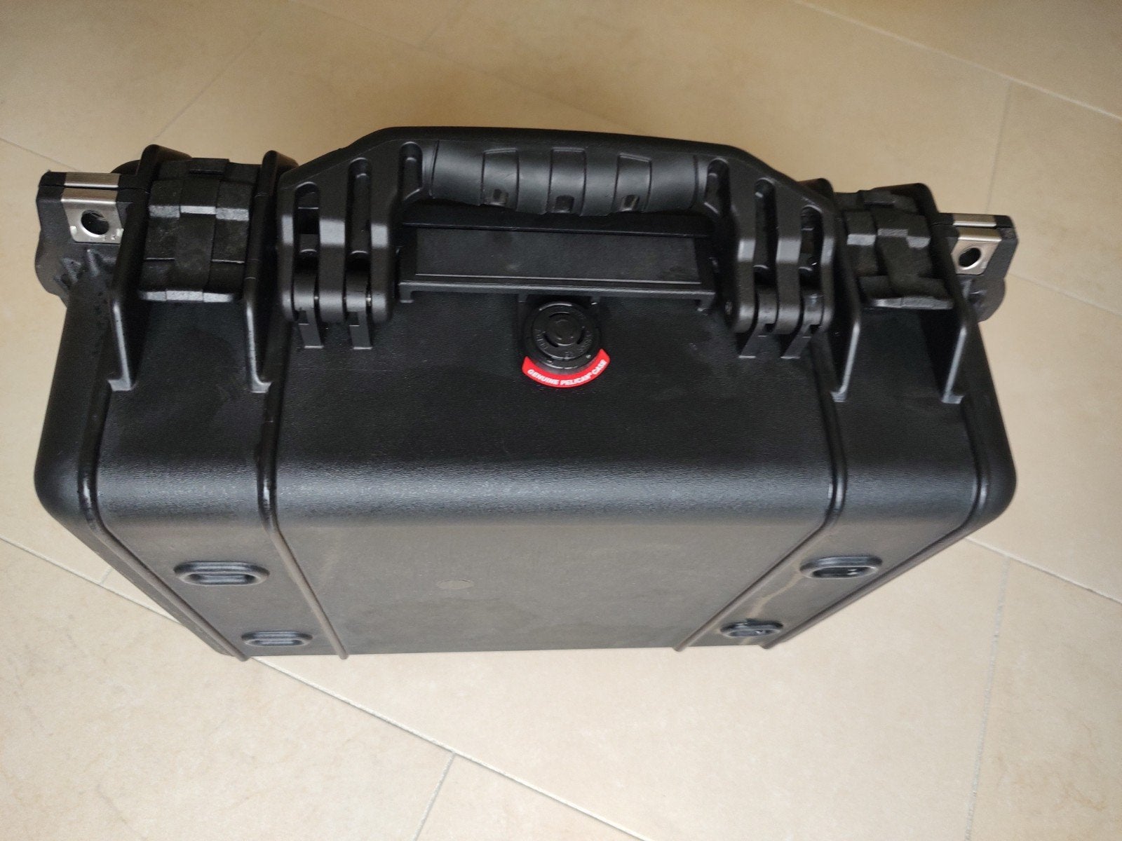 Robuuste originele Pelican Case 1450 met Schuiminleg., Ophalen of Verzenden, Gebruikt