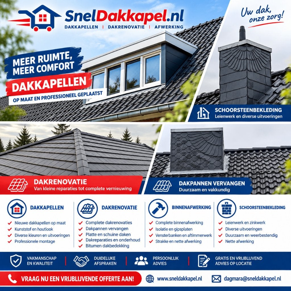 Dakkapel/Dakrenovatie, Ophalen of Verzenden, Nieuw