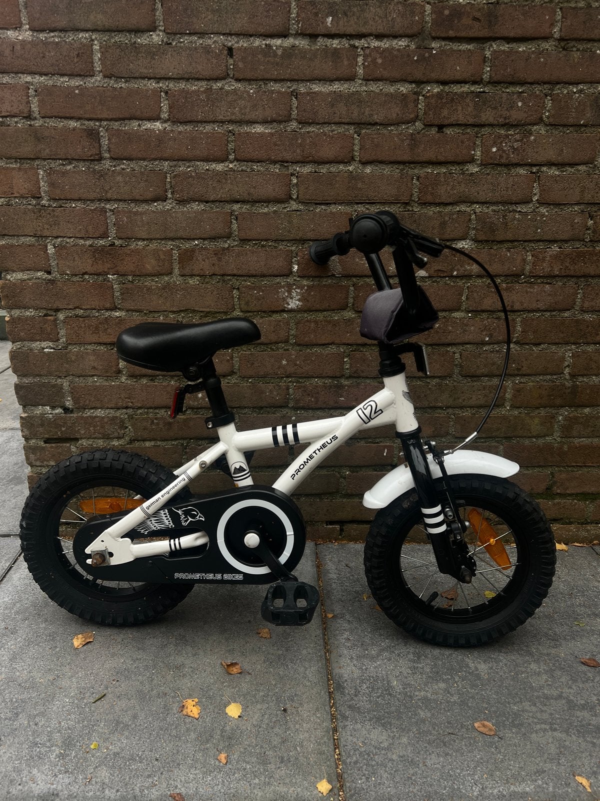 Prometheus Kinderfiets 12 inch met zijwieltjes (m2457461125) — Fietsen ...