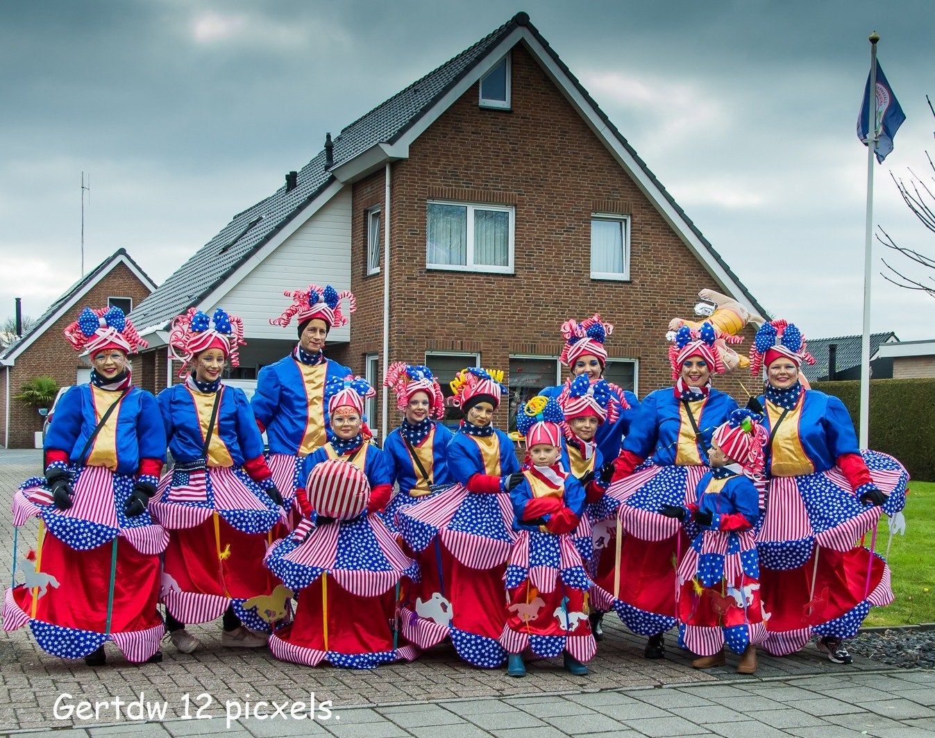 Carnavalskleding Amerikaans thema - Compleet kostuum, Kleding | Dames, Carnaval, Kleding, Gedragen, Ophalen