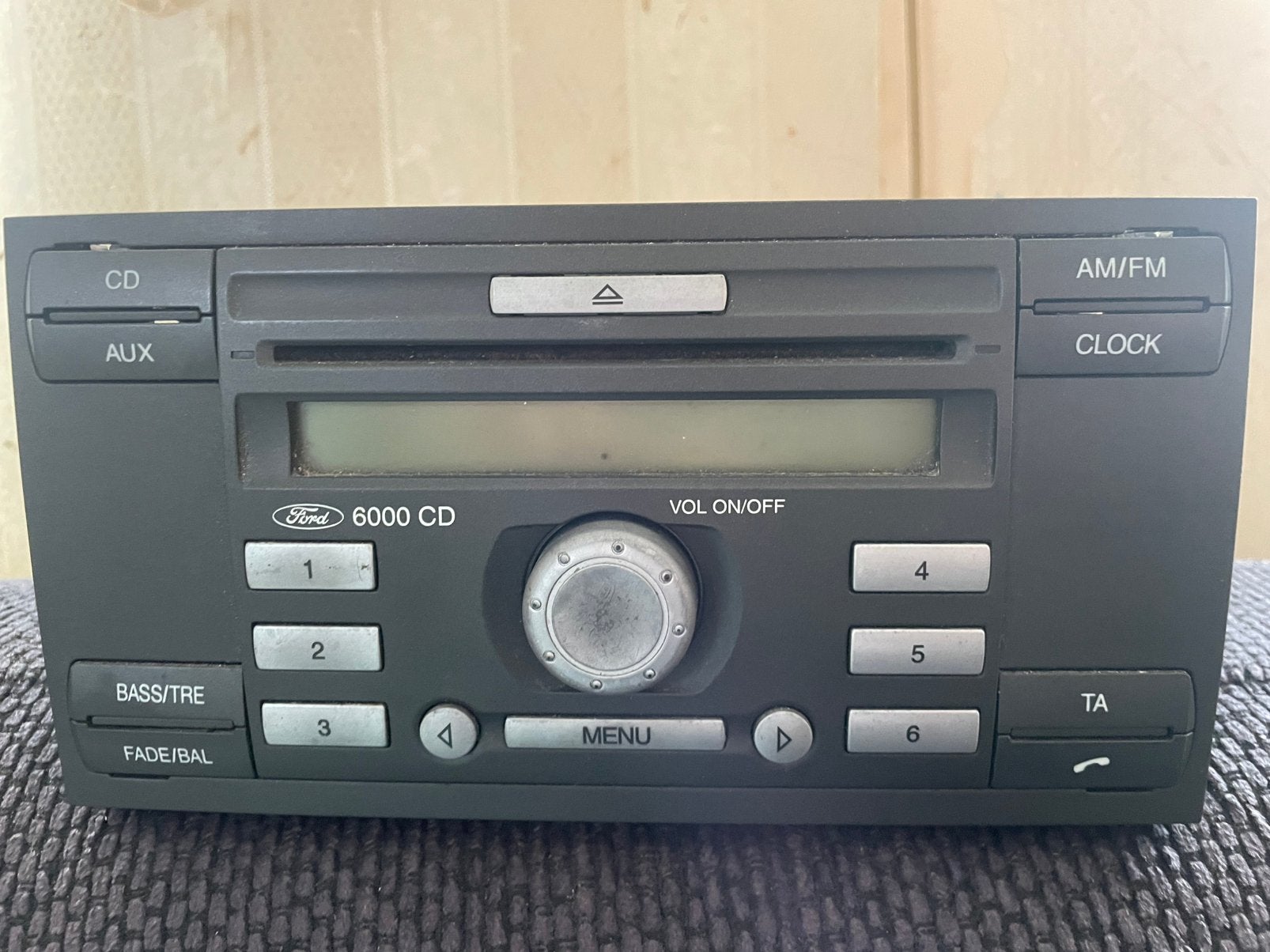 Ford 6000 CD radio - LOCKED, Auto diversen, Autoradio's, Ophalen of Verzenden, Gebruikt
