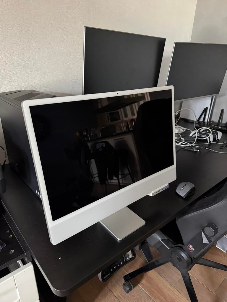 Nette iMac M1 24 inch zilver, Computers en Software, Apple Desktops, 24", IMac, Ophalen of Verzenden, Zo goed als nieuw