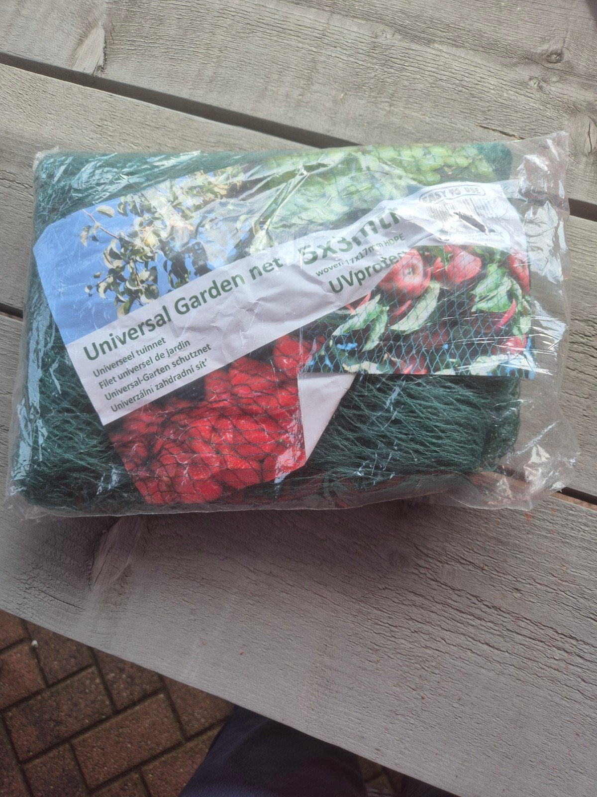 Nieuw Universeel Tuinnet 5x3m UV-beschermd, Ophalen, Nieuw