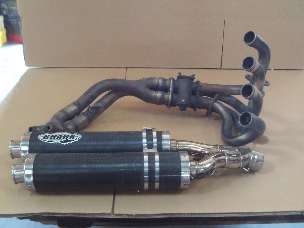 Shark uitlaatsysteem Honda Fireblade 929 bj 00-01, Motoren, Ophalen of Verzenden, Gebruikt