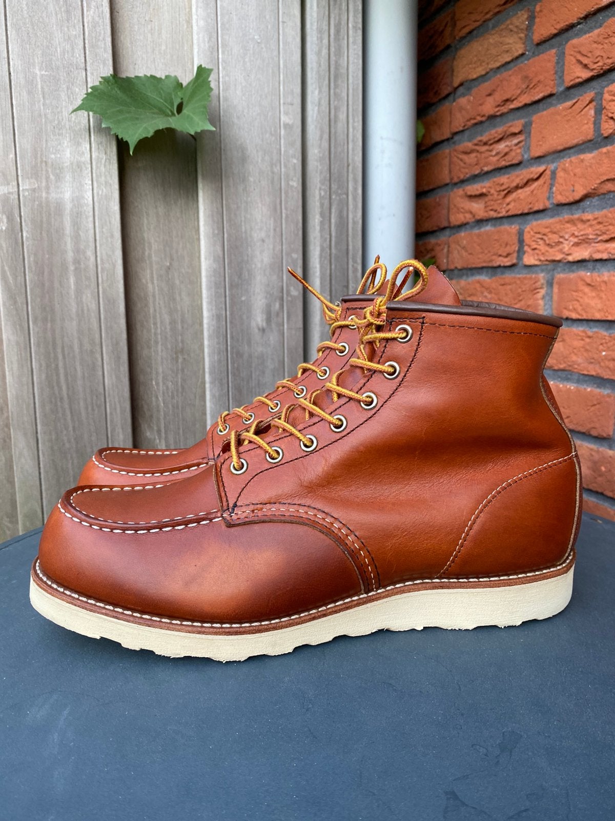 Red Wing 875 moc toe Oro-Legacy US12D/EU46, Kleding | Heren, Bruin, Boots, Ophalen of Verzenden, Zo goed als nieuw