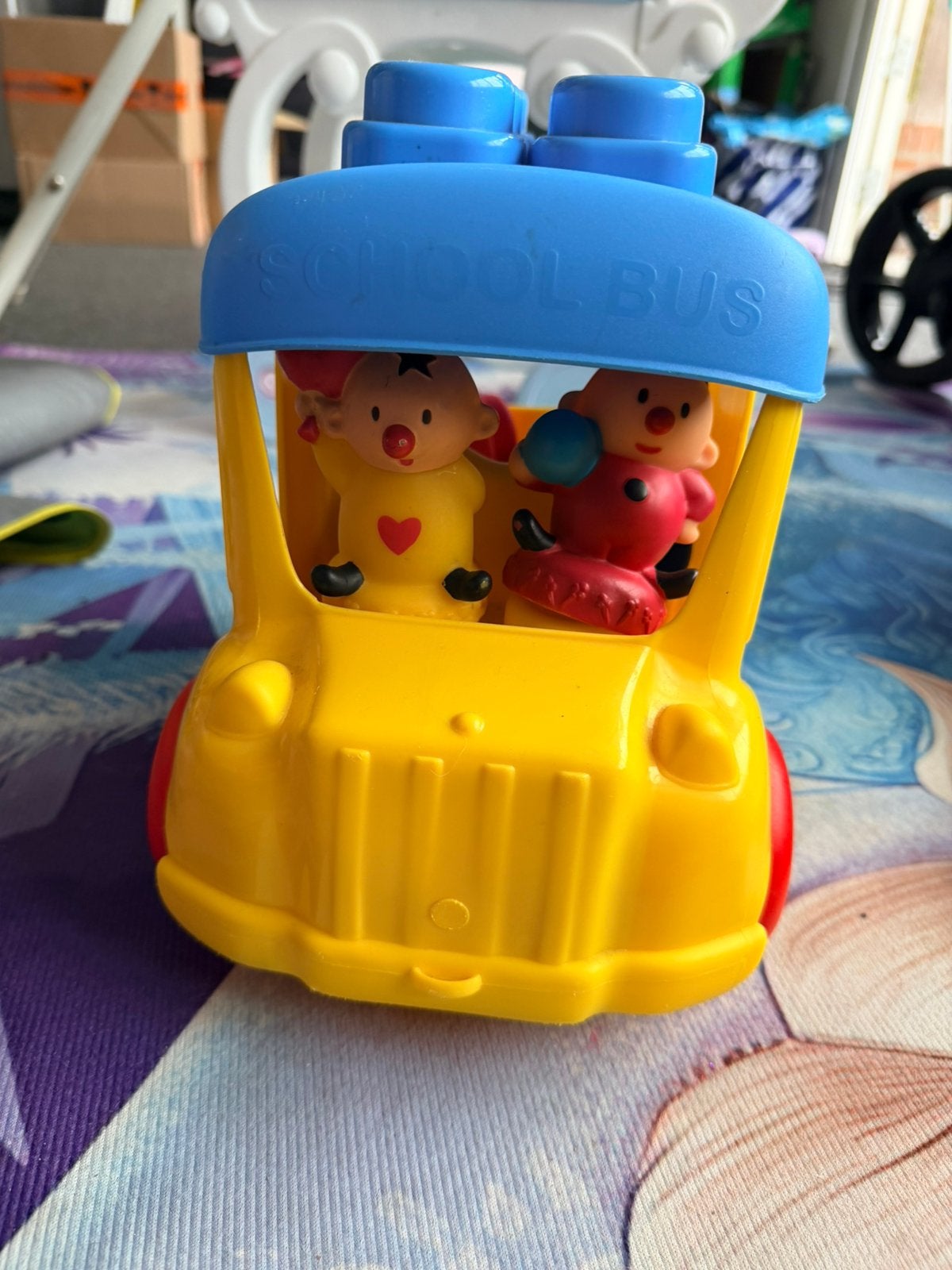 Bumba auto met blokken, Ophalen, Gebruikt, Auto