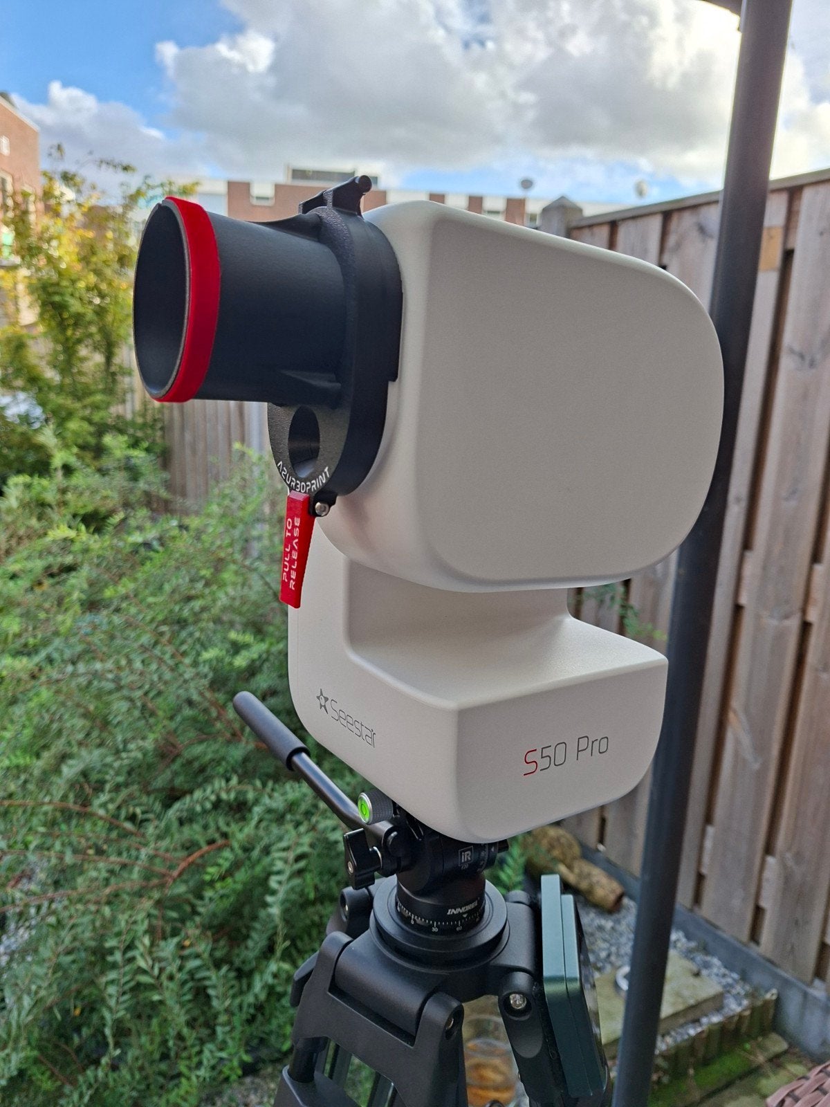 Seestar S50 Pro Smart Telescoop, Audio, Tv en Foto, Lenzentelescoop (refractor), Met statief, Ophalen of Verzenden, Zo goed als nieuw