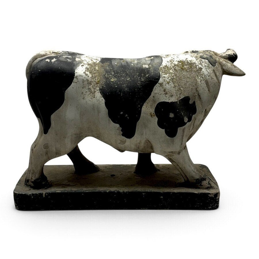 Gepolychromeerd etalagebeeld voor een slagerij, stier, Ophalen of Verzenden