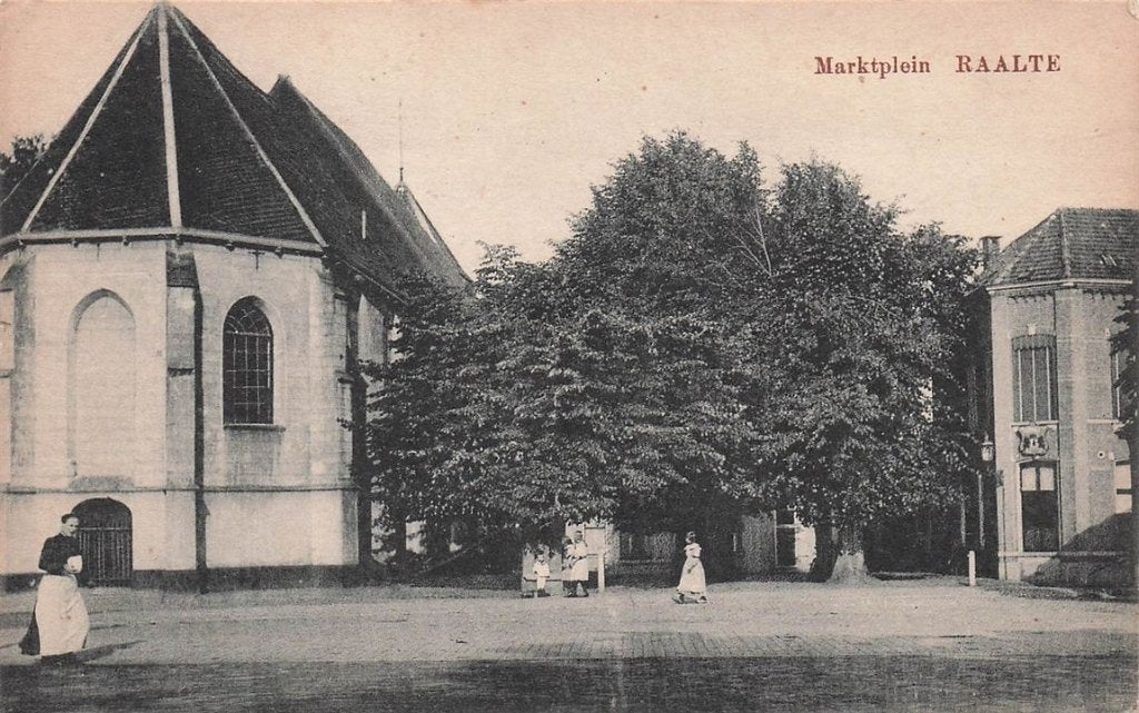 703-149-053 Marktplein Raalte, Verzamelen, Verzenden, Voor 1920, Overijssel