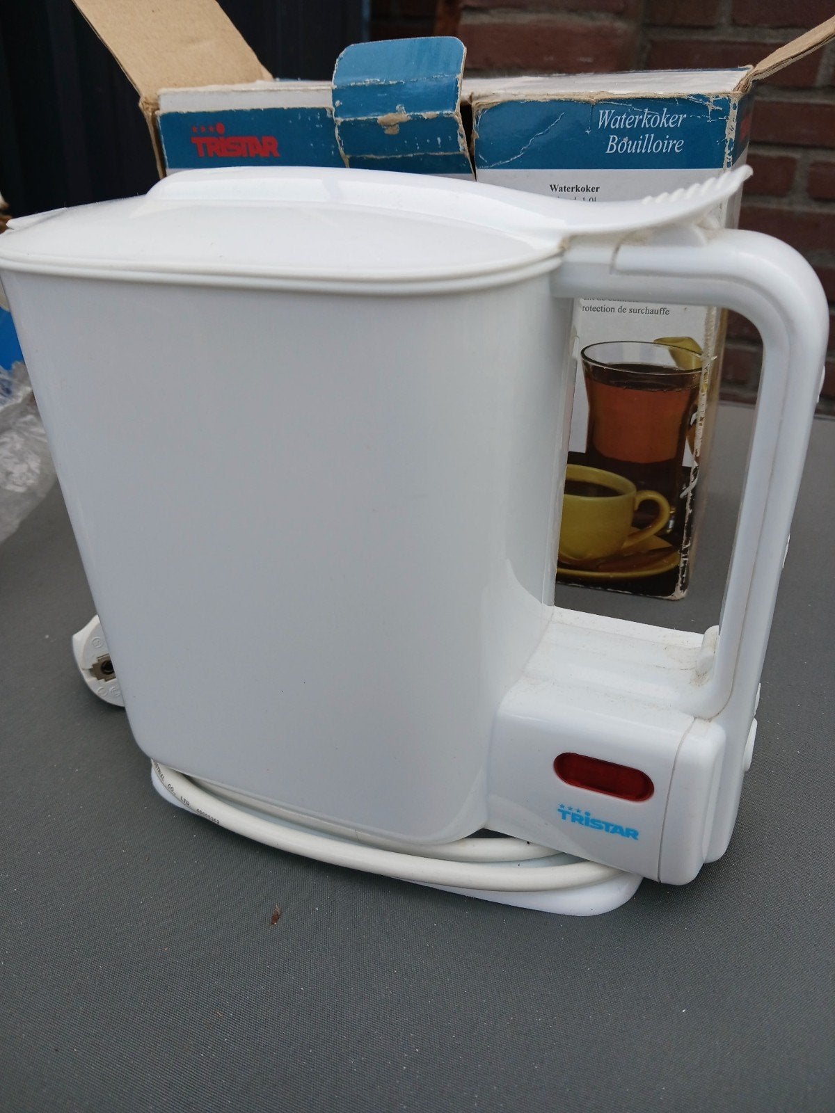 Tristar Waterkoker EL-310 - Ideaal voor Camping 500W, Witgoed en Apparatuur, Waterkokers, Minder dan 1 liter, Ophalen, Gebruikt