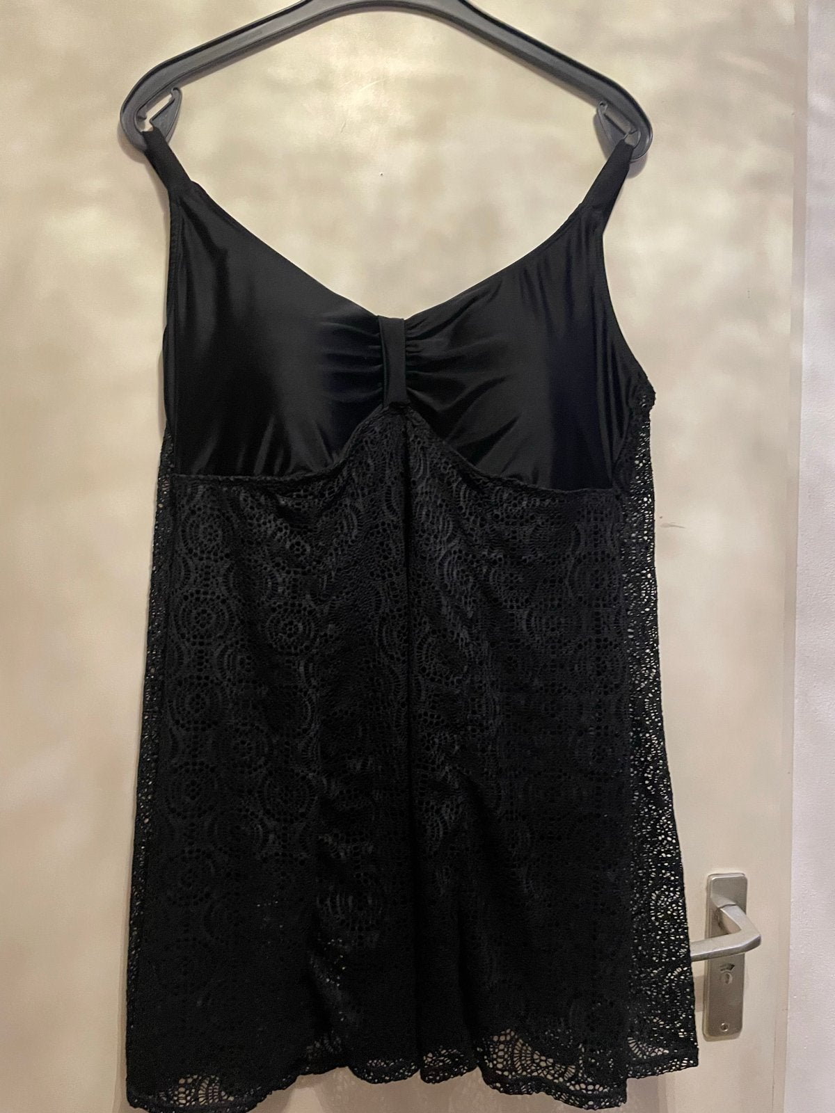 Nieuwe Janina Curvy Zwemjurk XXL Zwart met Kant, Ophalen of Verzenden, Nieuw, Zwart, Overige typen