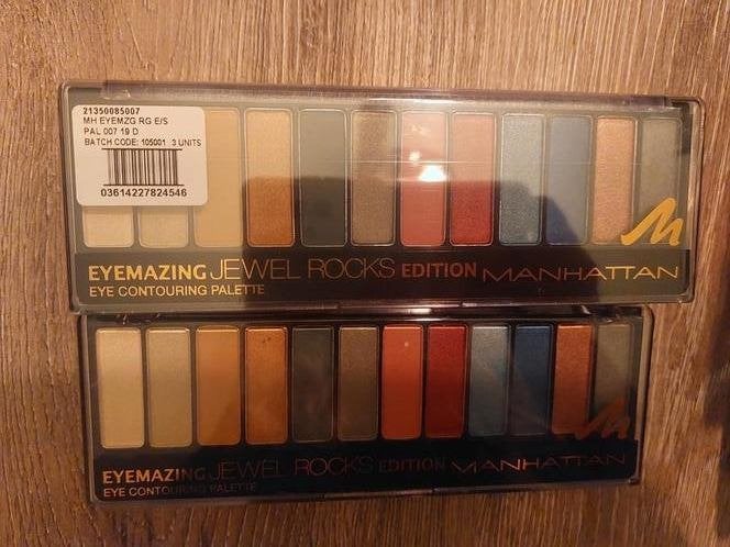3 Nieuwe Manhattan oogschaduw palette (advr 159), Nieuw, Ophalen of Verzenden, Make-up, Overige kleuren