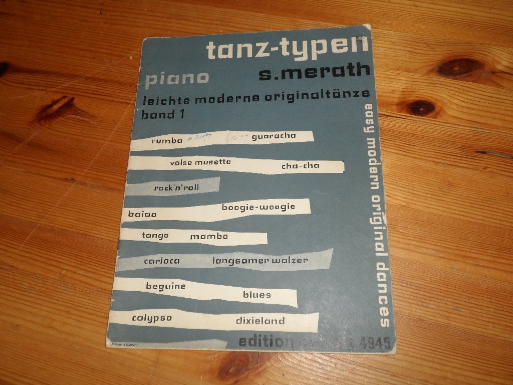 Tanz-typen - s. Merath - band 1, Gebruikt, Gitaar, Ophalen of Verzenden, Artiest of Componist