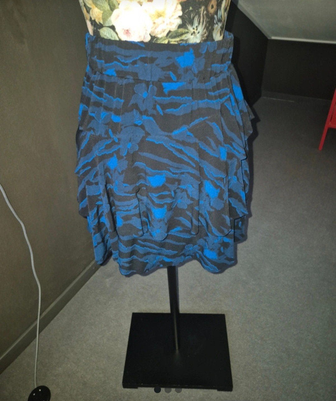 Nikkie by Kate Moss mini-rok - Maat 34 (XS), Blauw, Ophalen of Verzenden, Zo goed als nieuw, Nikkie