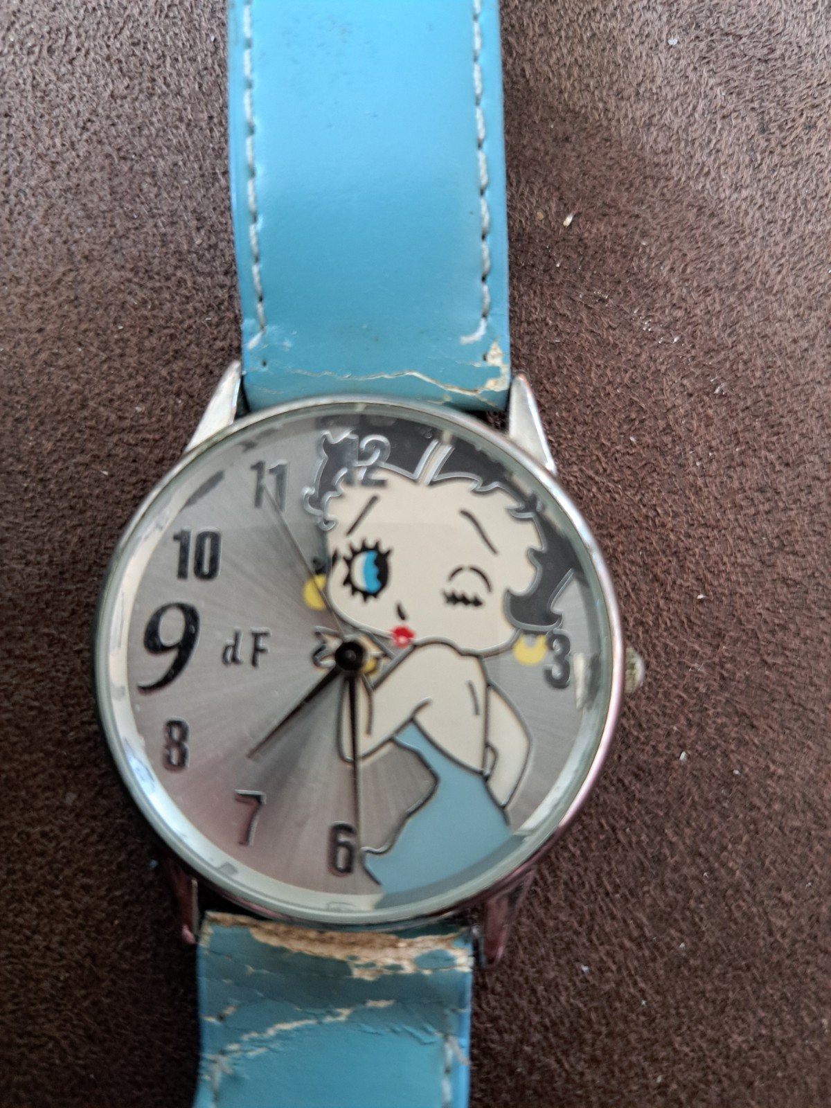 Betty Boop Polshorloge - Gebruikt met Beschadigd Bandje, Verzamelen, Stripfiguren, Ophalen of Verzenden, Betty Boop, Gebruikt