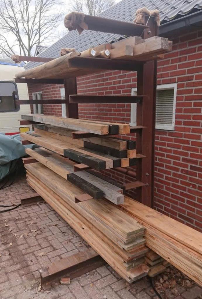 Houtstelling, Doe-het-zelf en Verbouw, Ophalen, Gebruikt