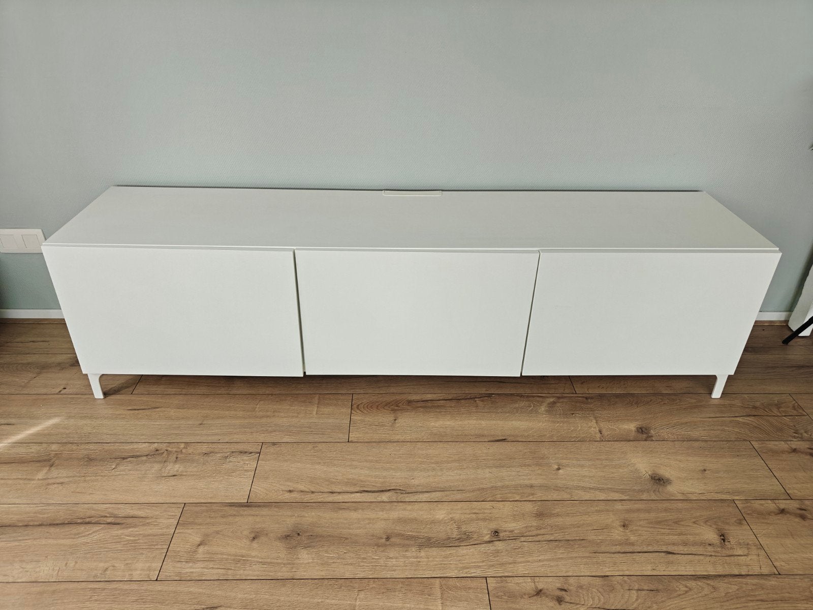 IKEA tv Kast Wit 180x48,5x39,5 cm, Ophalen, Gebruikt, 150 tot 200 cm, Minder dan 100 cm
