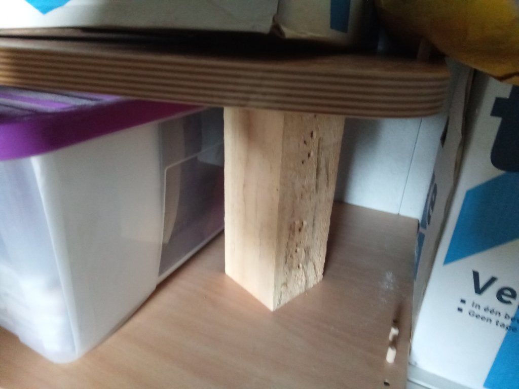 Bed met lattenbodem, Ophalen, Gebruikt, 90 cm, 200 cm